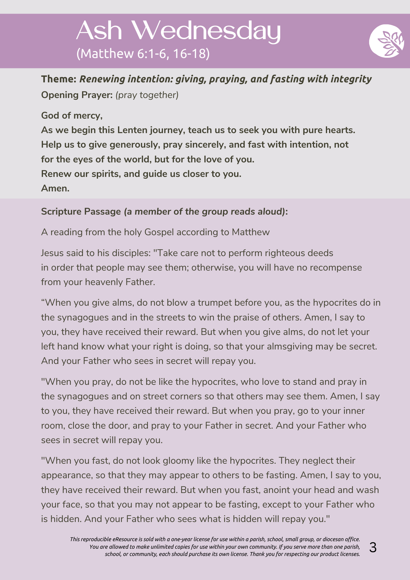 Lent 2025 - Renewal in the Midst of Change (Downloadable)