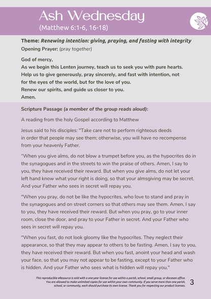 Lent 2025 - Renewal in the Midst of Change (Downloadable)