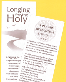 Prayer Bookmark for Longing for the Holy